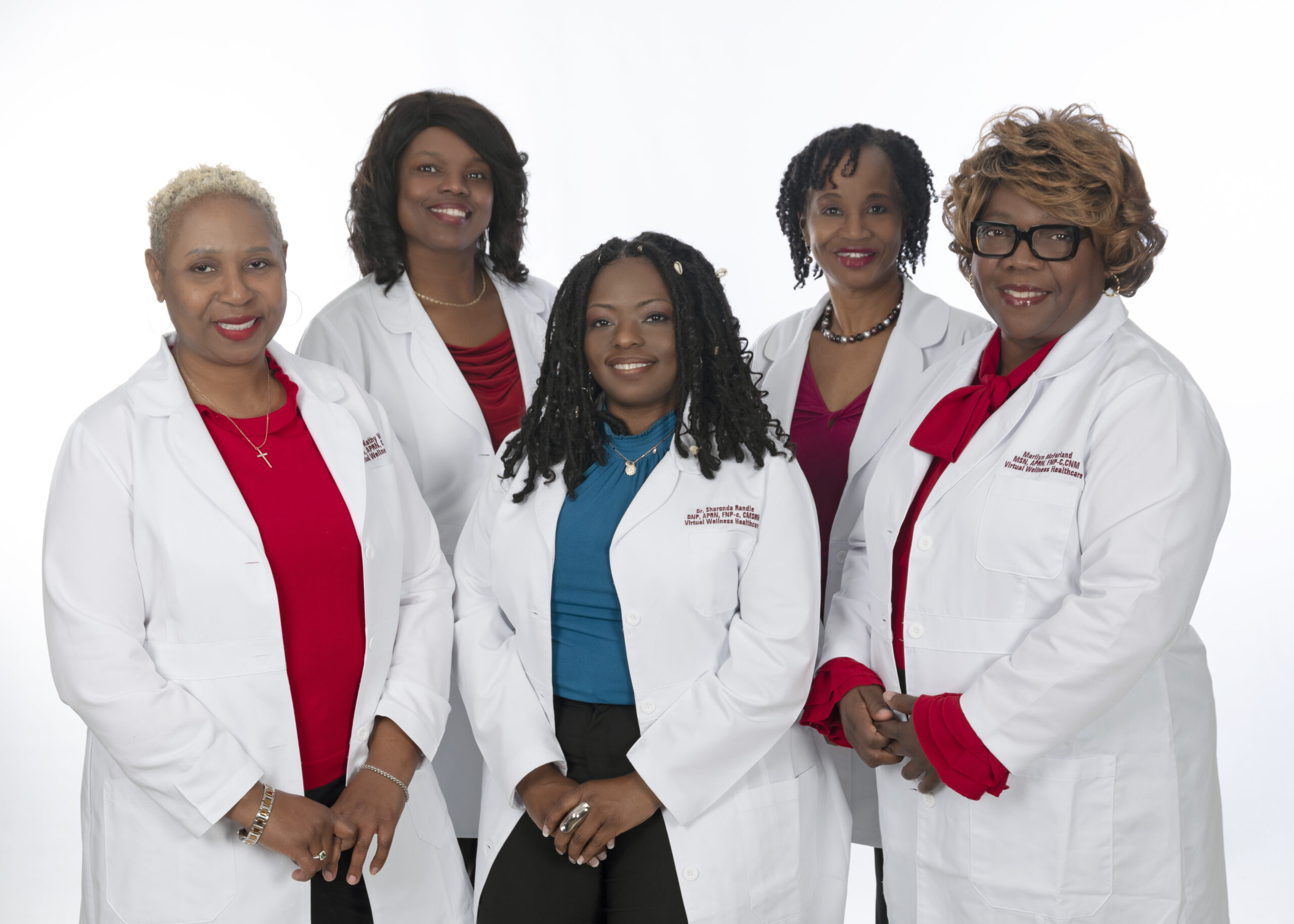 image of 5 nurse practitioners